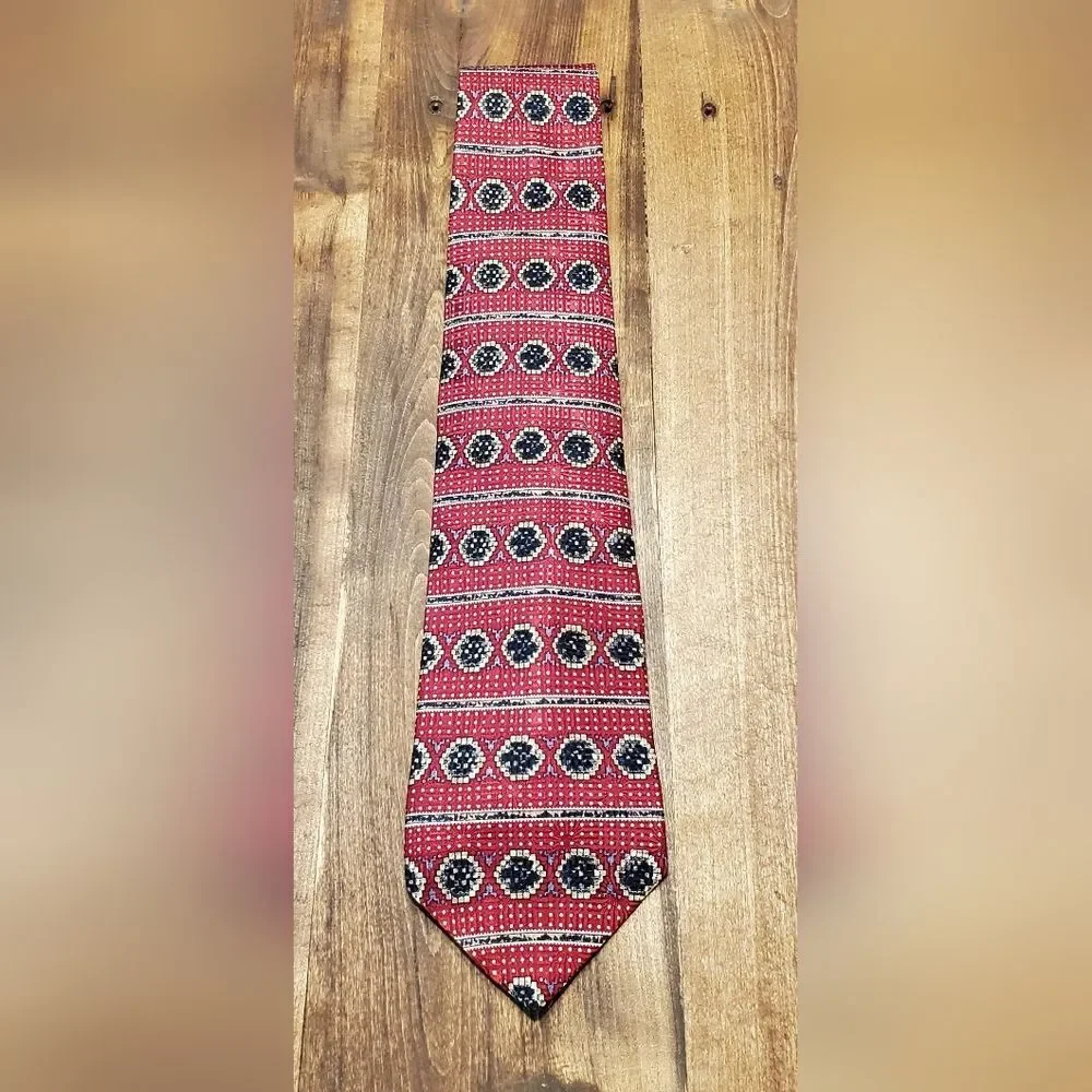 Mark Alexander All Silk Geometric Tie